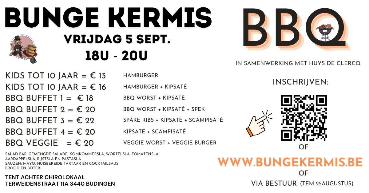 Bunge kermis - BBQ