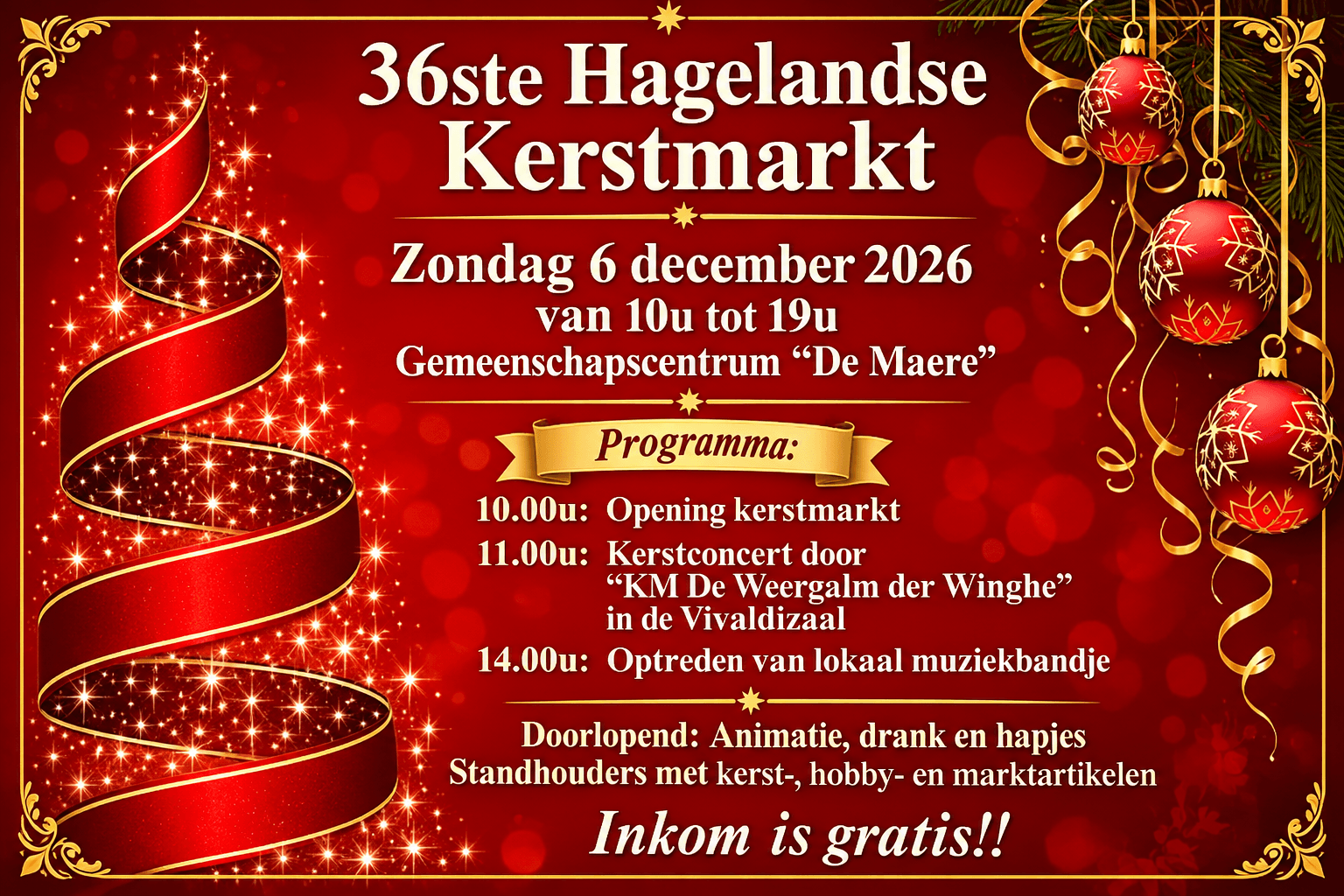 36ste Hagelandse Kerstmarkt