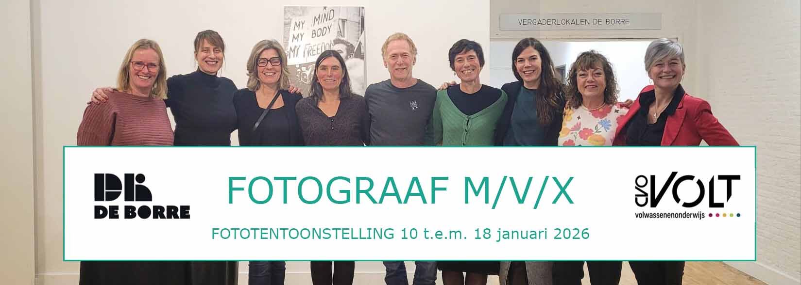 Tentoonstelling Fotograaf M/V/X