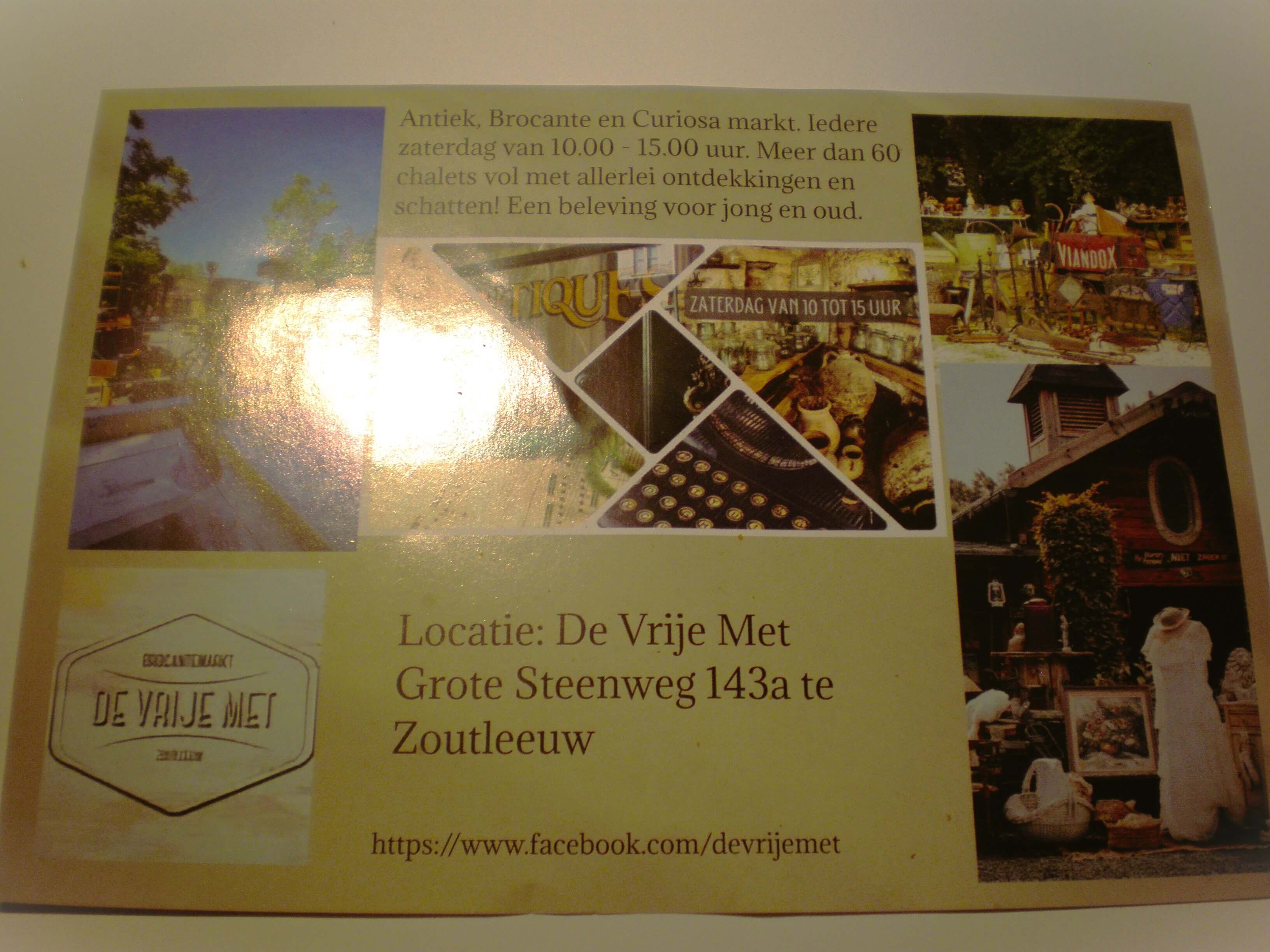 Brocante en vlooiemarkt DE VRIJE MET