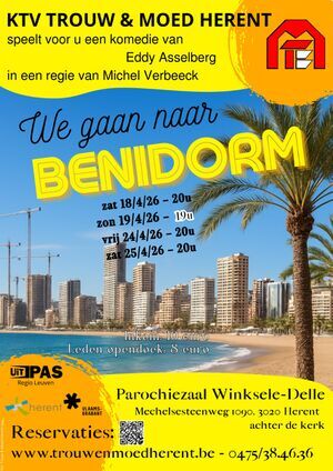 Komedie/Toneelvoorstelling "Wij gaan naar Benidorm"