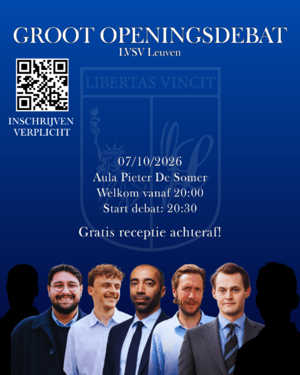 Groot Openingsdebat LVSV Leuven