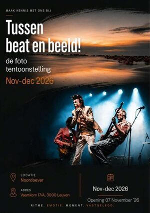 Fototentoonstelling 'Tussen beat en beeld!' in Leuven