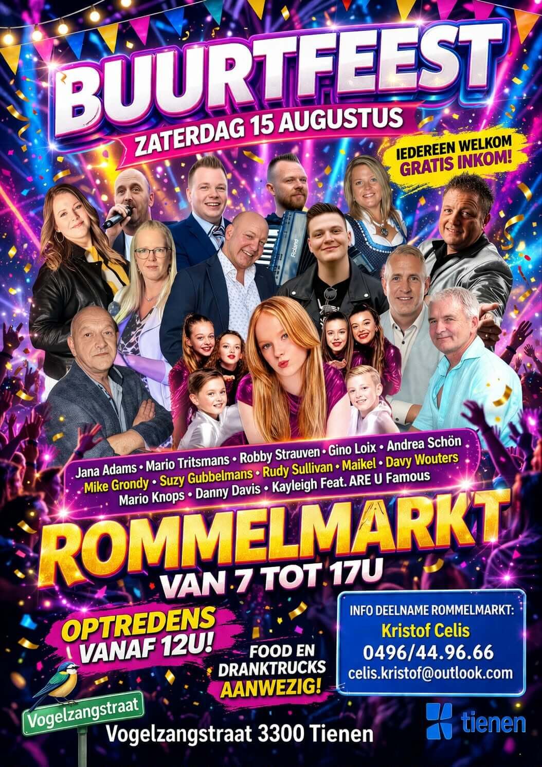 rommelmarkt / buurtfeest