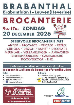 Brocanterie - Brabanthal - Leuven - Kerst editie