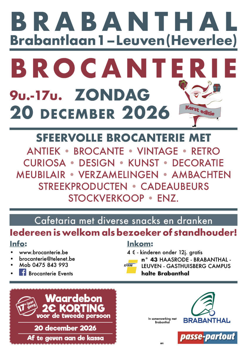 Brocanterie - Brabanthal - Leuven - Kerst editie