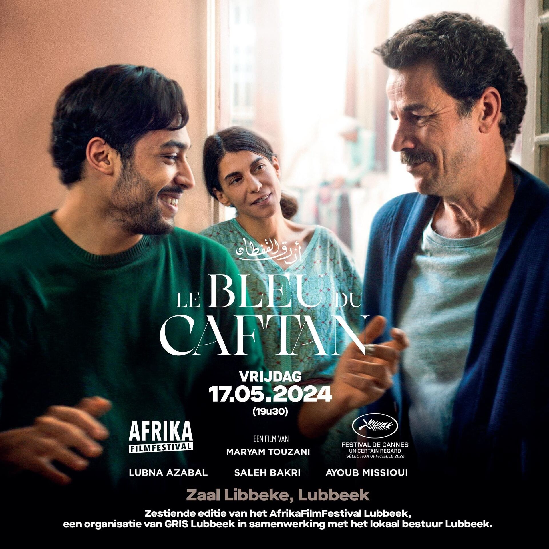 Filmvertoning "Le bleu du Caftan" - Afrika Film Festival LUBBEEK