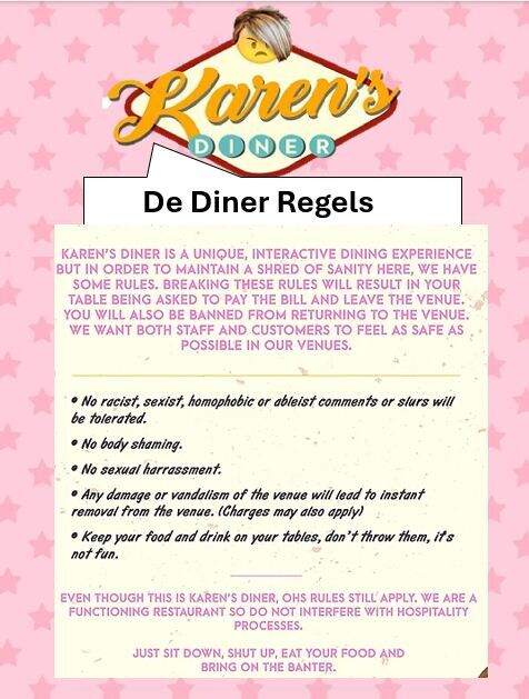 Karen diner (pop up)