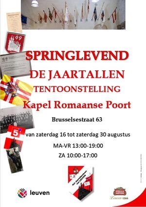 Springlevend de Jaartallen Leuven