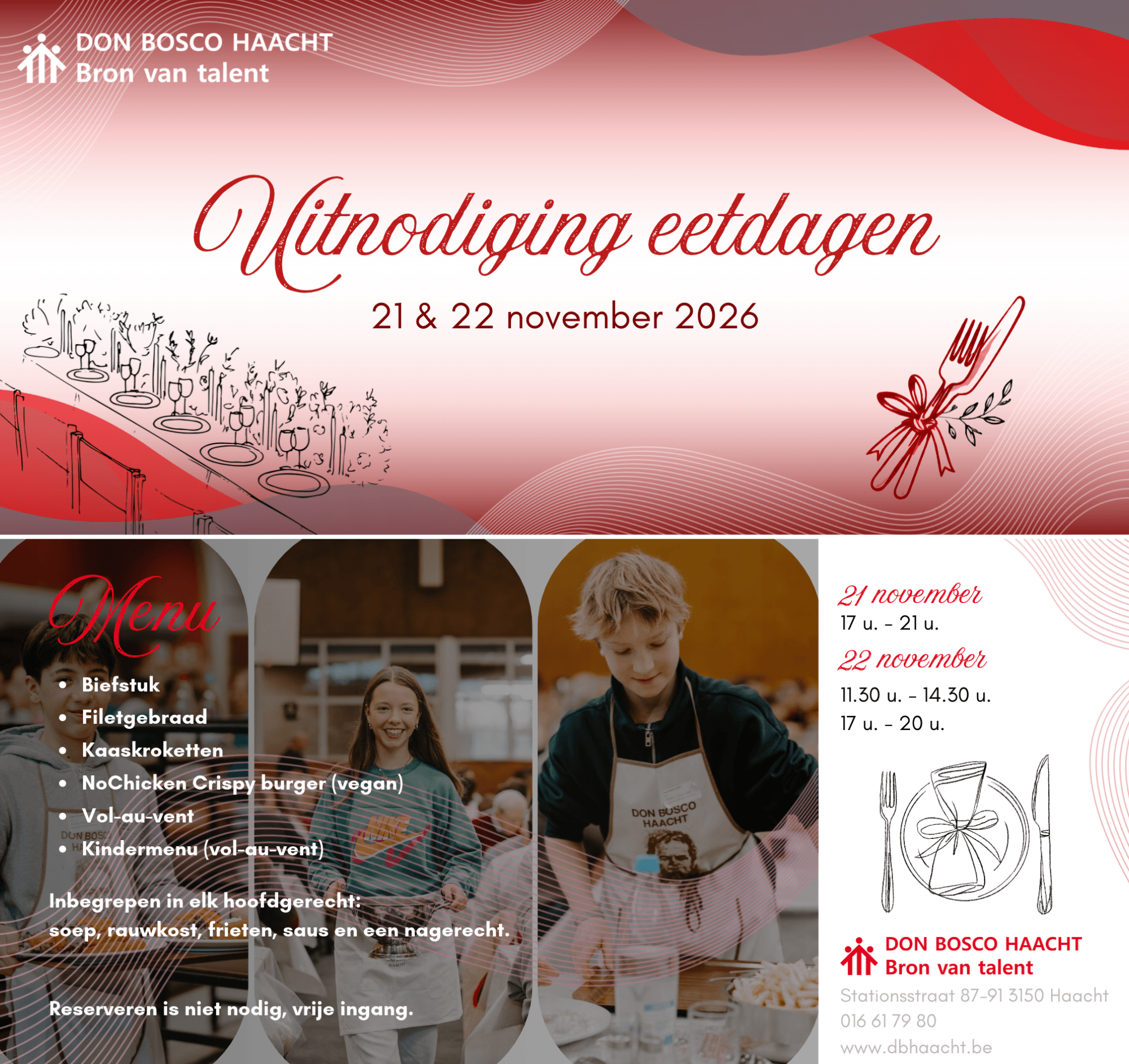 Eetdagen Don Bosco Haacht 2026