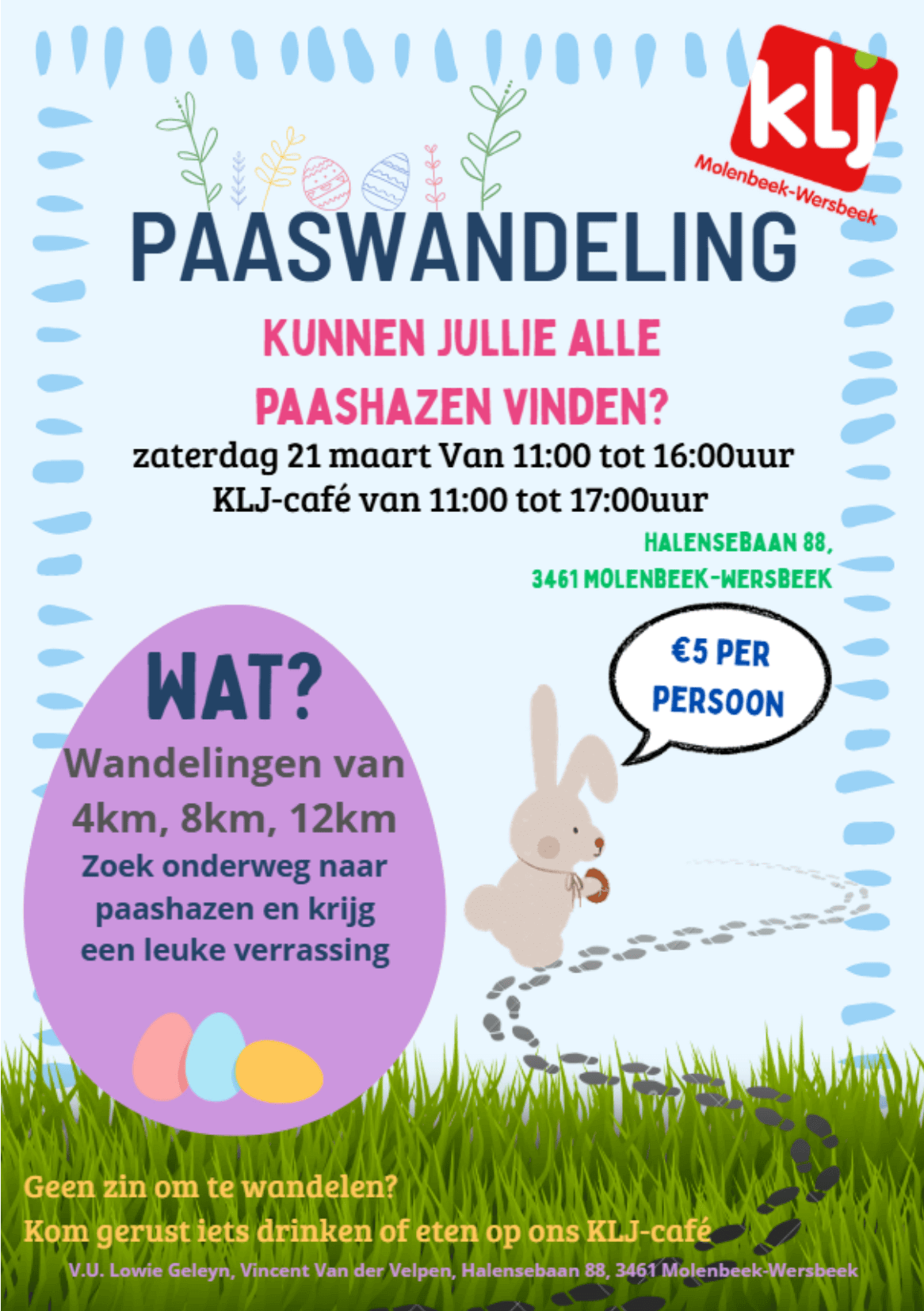 Paaswandeling KLJ Molenbeek-Wersbeek