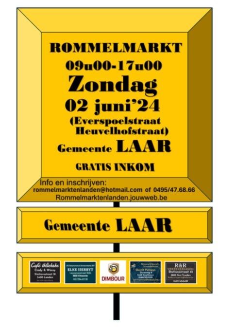 rommelmarkt gemeente Laar