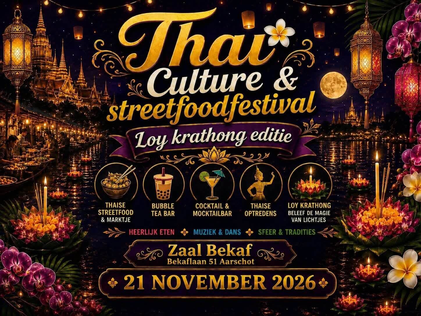 Thai culture & streetfood / loy krathong edition