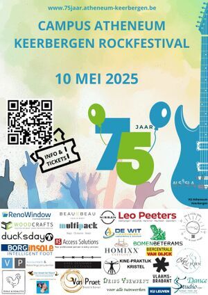 Rockfestival 75 jaar Campus Atheneum Keerbergen