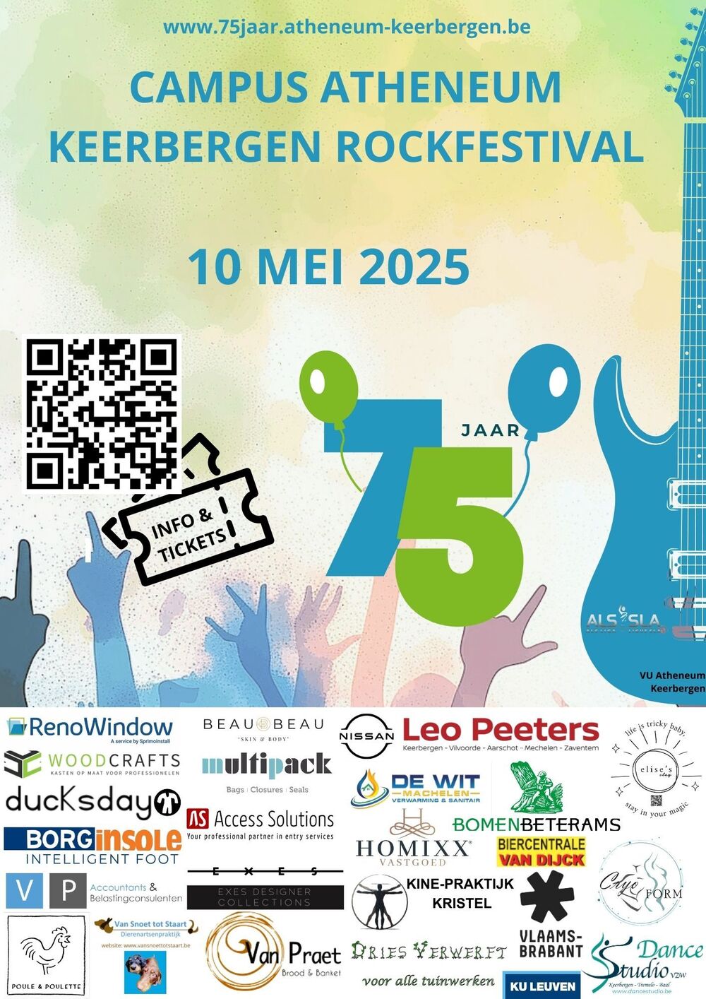 Rockfestival 75 jaar Campus Atheneum Keerbergen