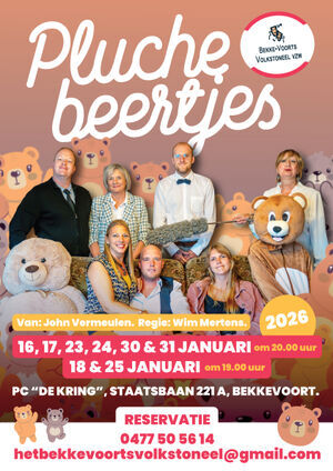 Toneelvoorstelling "PLUCHE BEERTJES"