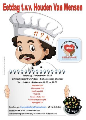 Eetdag t.v.v. Voedselbank Houden Van Mensen