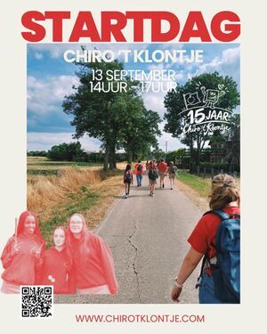 Startdag Chiro 't Klontje