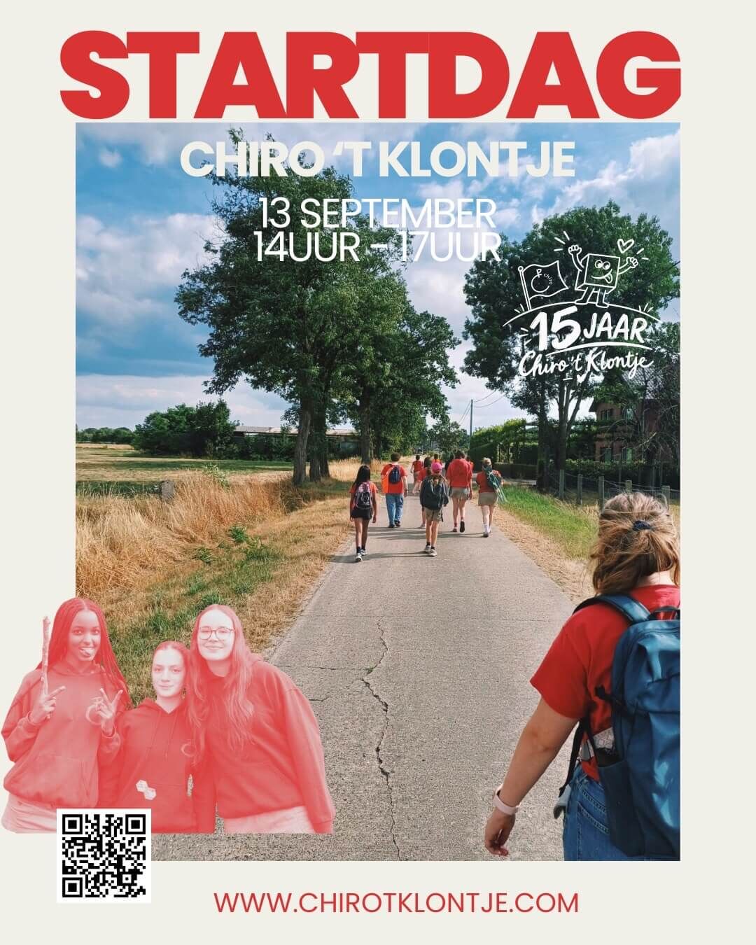 Startdag Chiro 't Klontje