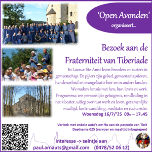 Bezoek aan de Fraterniteit van Tiberiade