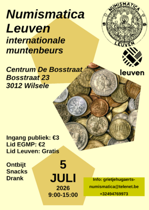 Internationale Muntenbeurs Numismatica Leuven