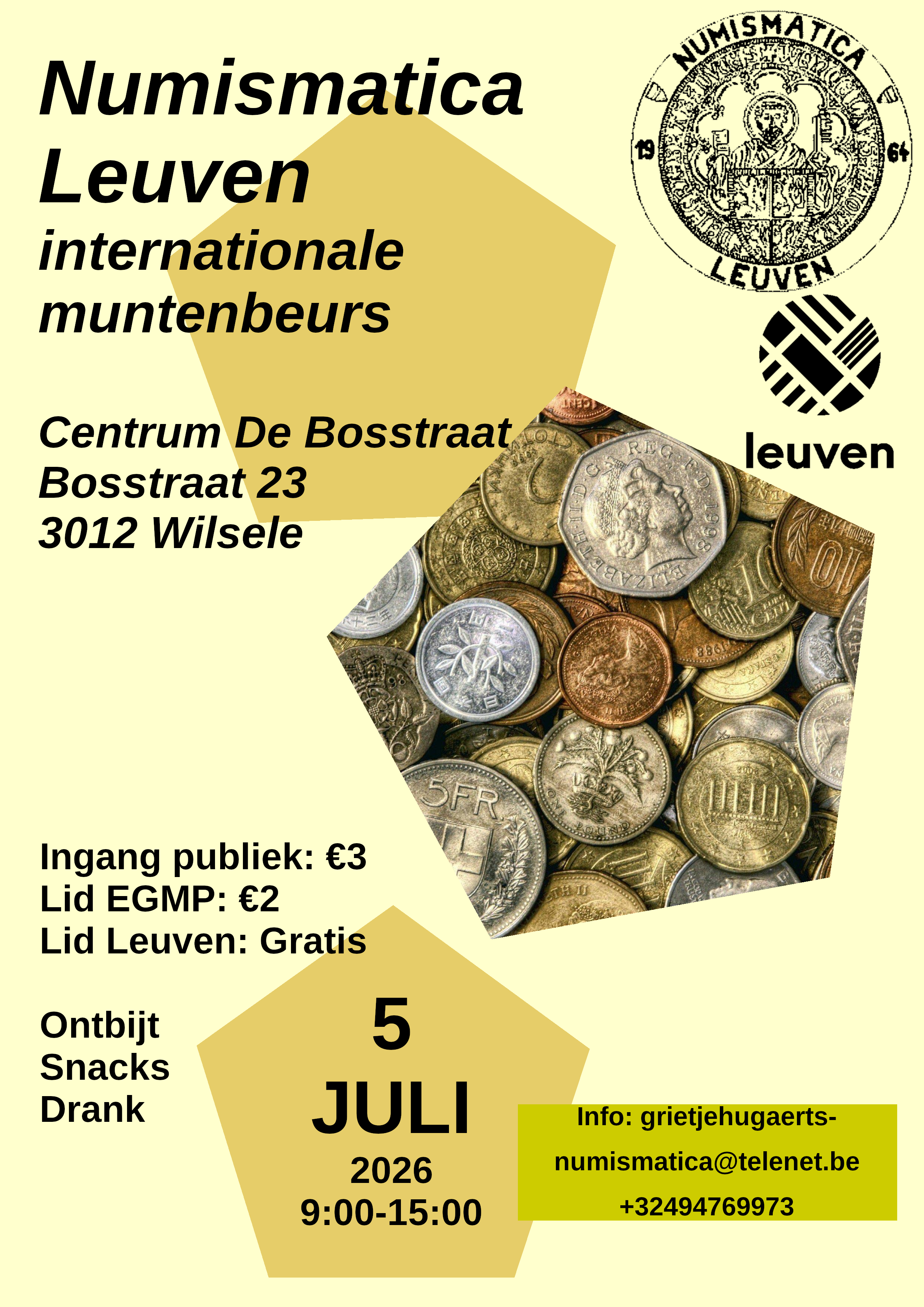 Internationale Muntenbeurs Numismatica Leuven