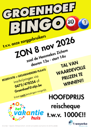 Groenhoef Bingo 2026
