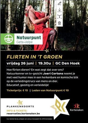 Flirten in het groen