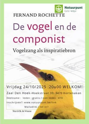 De Vogel en de Componist - Natuurpunt Gete-Velpe
