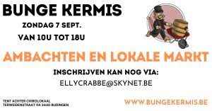 Bunge kermis - Ambachten en lokale markt