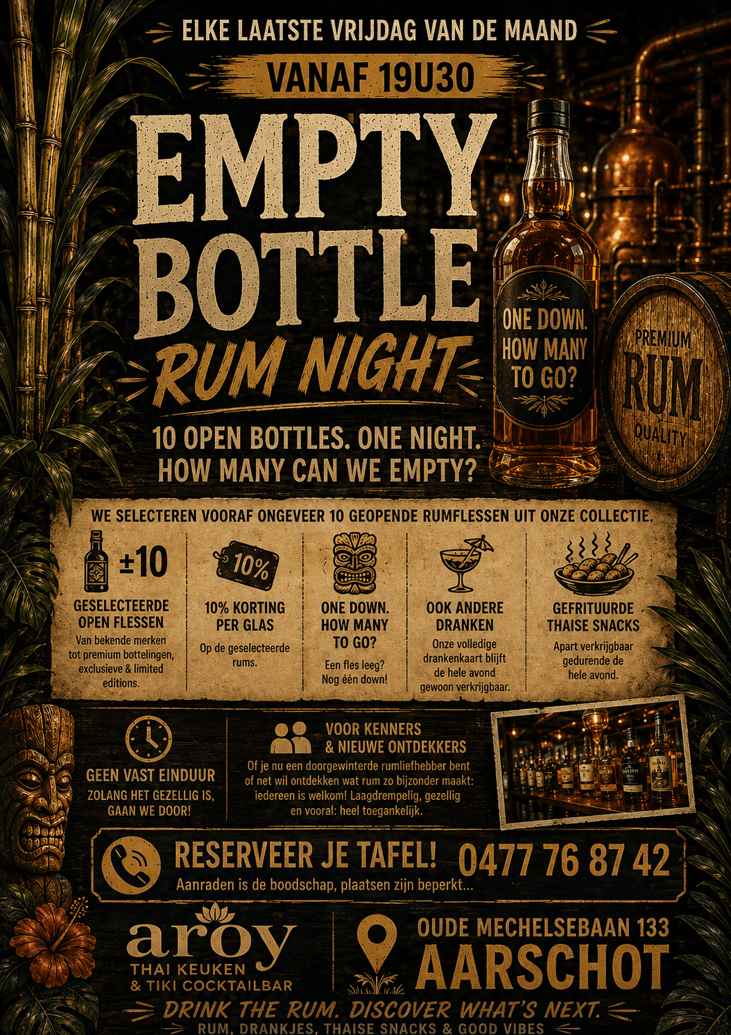 Empty Bottle Rum Night