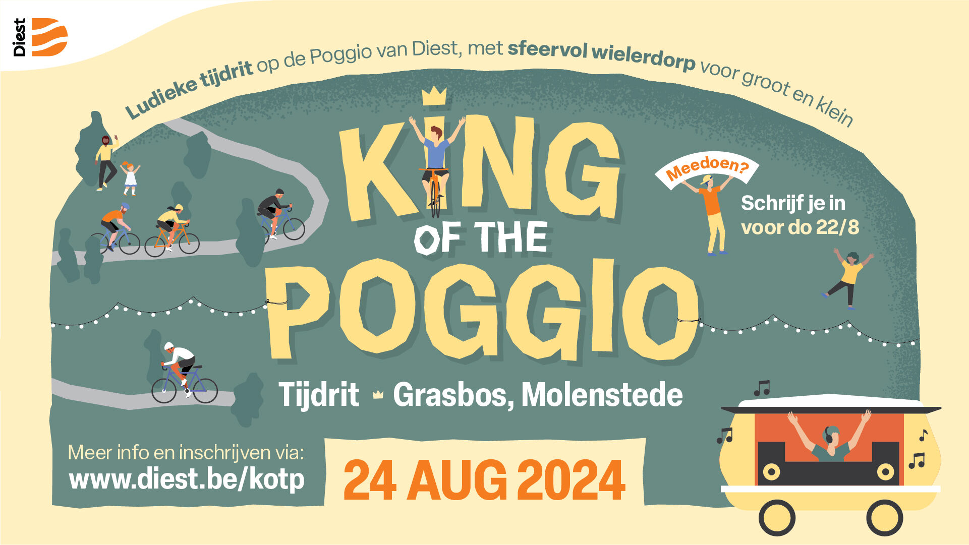King of the Poggio - Ludieke tijdrit en wielerdorp Diest