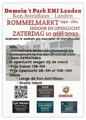 Rommelmarkt Domein 't Park EMI Landen