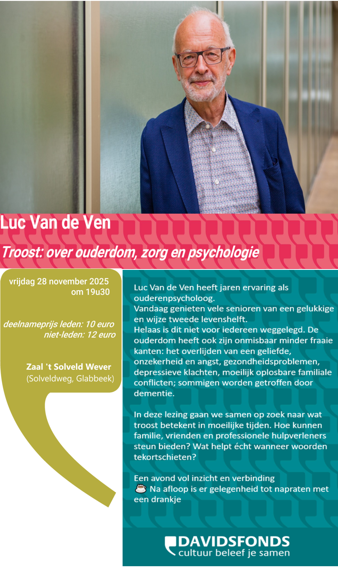 Troost - over ouderdom, zorg en psychologie / Luc Van de Ven