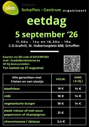 EETDAG OKRA-Schaffen