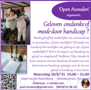 Geloven ondanks of mede door handicap