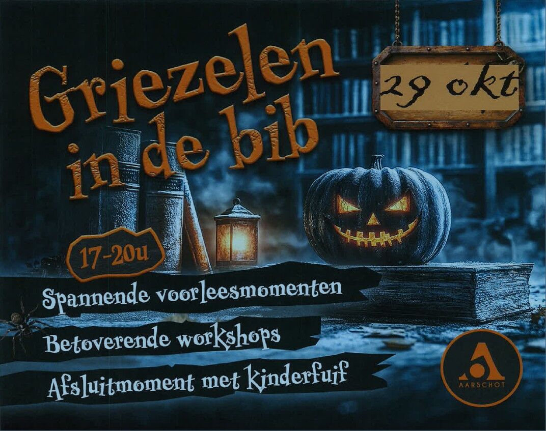Griezelen in de bib