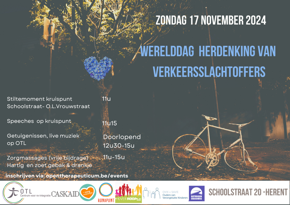 Werelddag Herdenking Verkeersslachtoffers