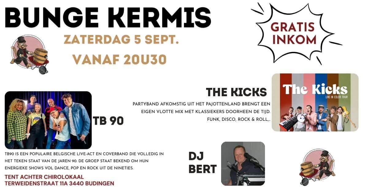 Bunge Kermis - The Kicks - TB 90 - DJ Bert
