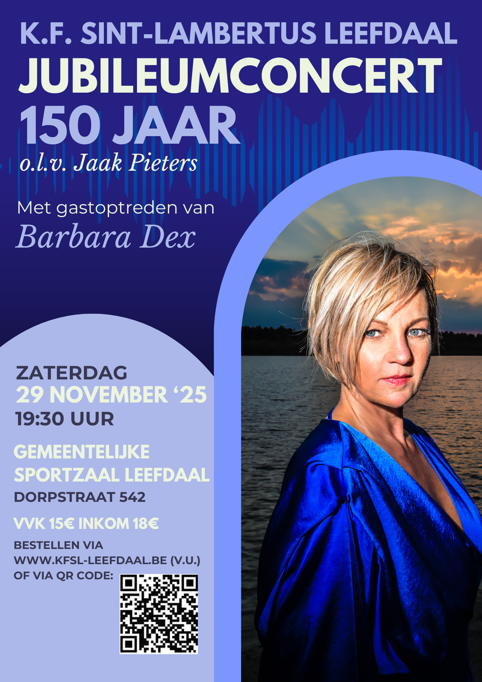 150-jarig jubileum KF Sint Lambertus Leefdaal met gastoptreden van BARBARA DEX
