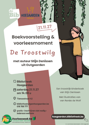 Boekvoorstelling en voorleesmoment: De Troostwilg