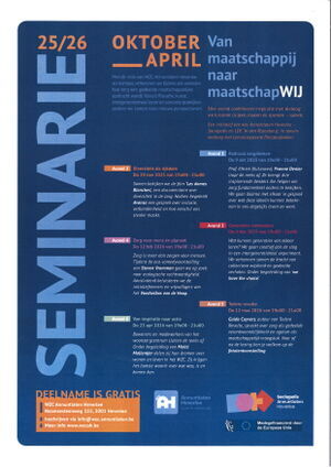 Van maatschappij naar maatschapWIJ – seminarie 6: Van inspiratie naar actie