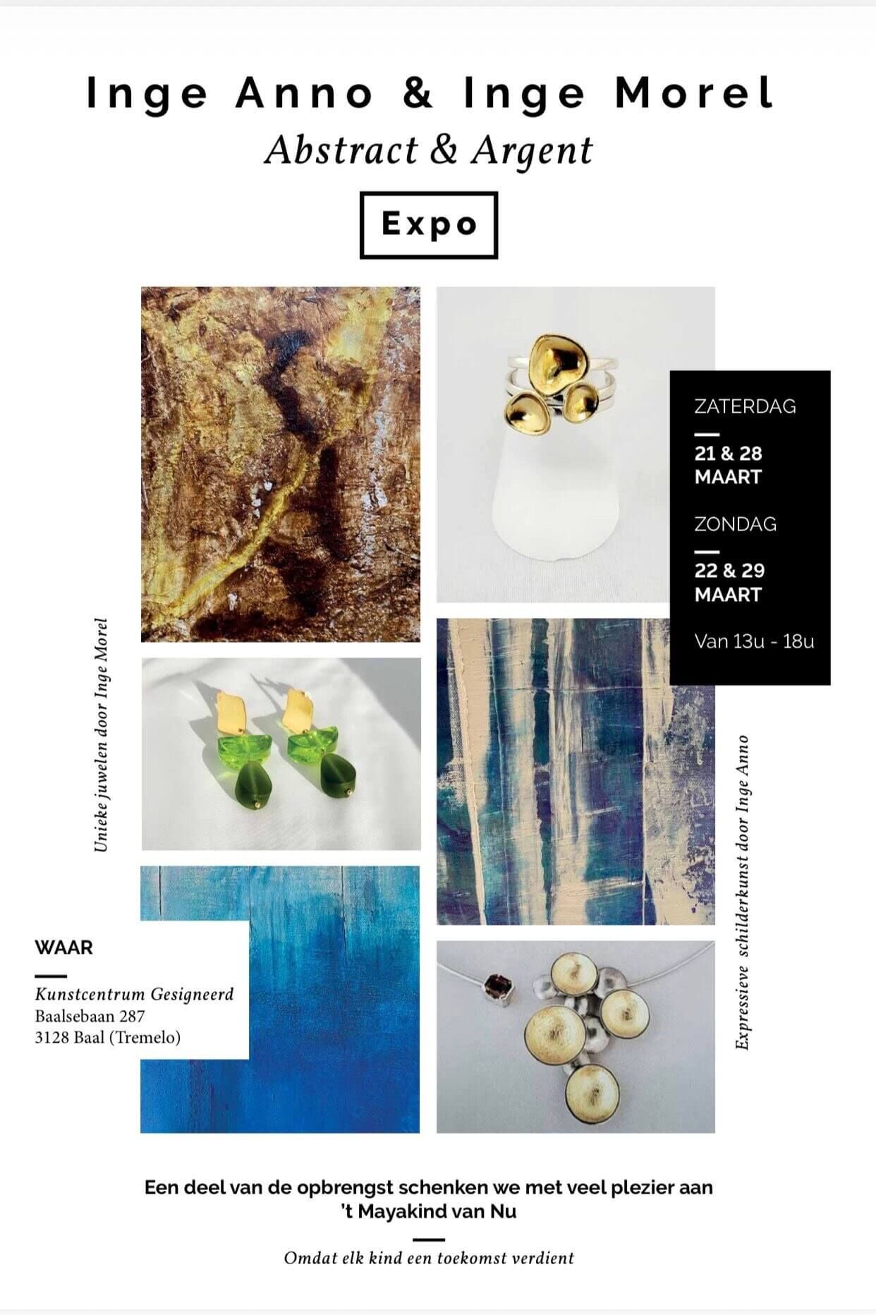 Expo Abstract en Argent door Inge Anno en Inge Morel