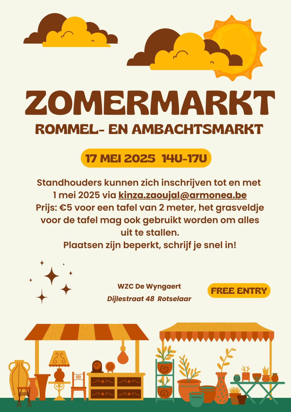 Zomermarkt WZC De Wyngaert
