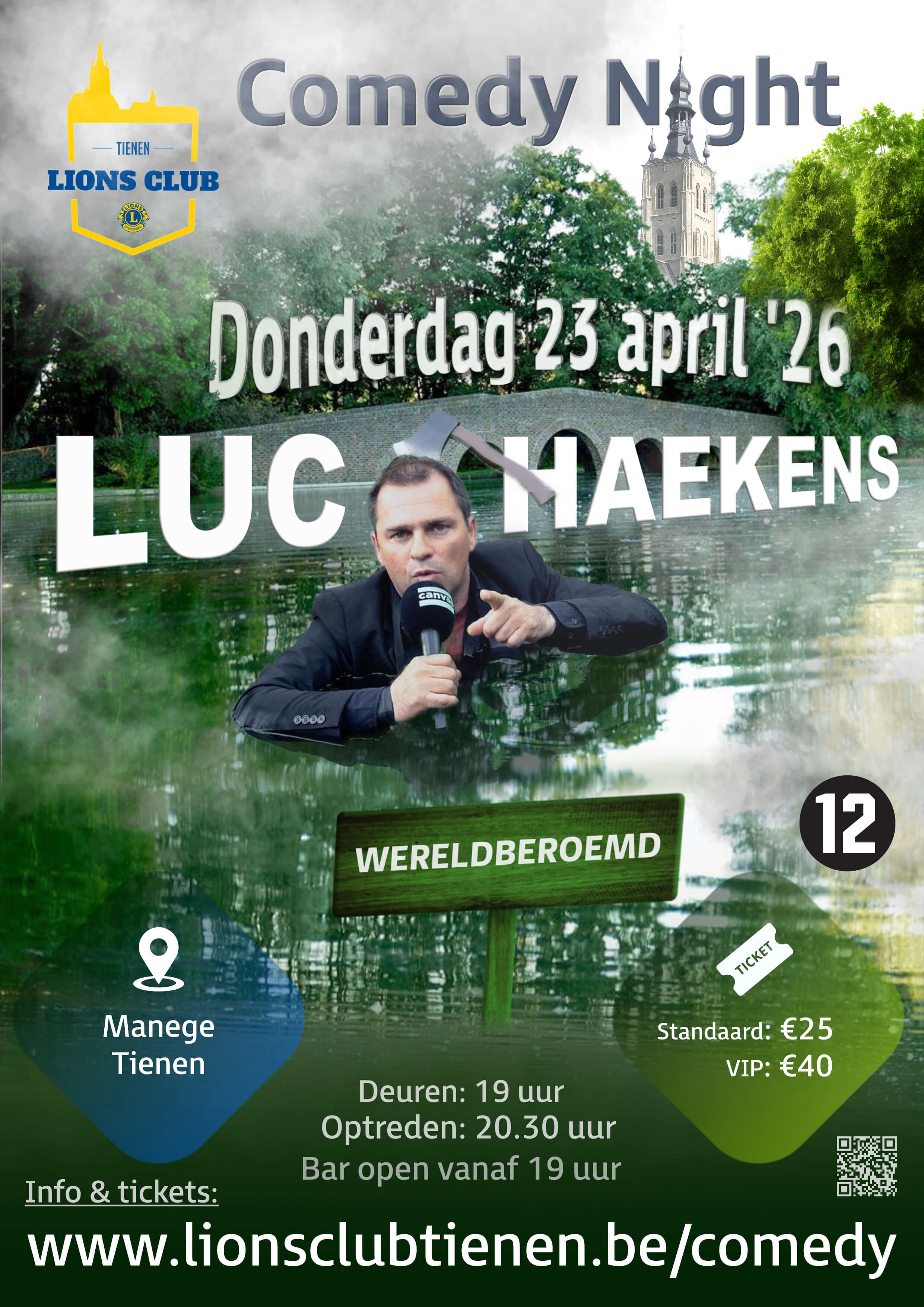 4e Comedy Night met Luc Haekens