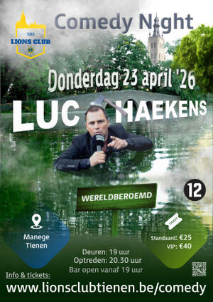 4e Comedy Night met Luc Haekens