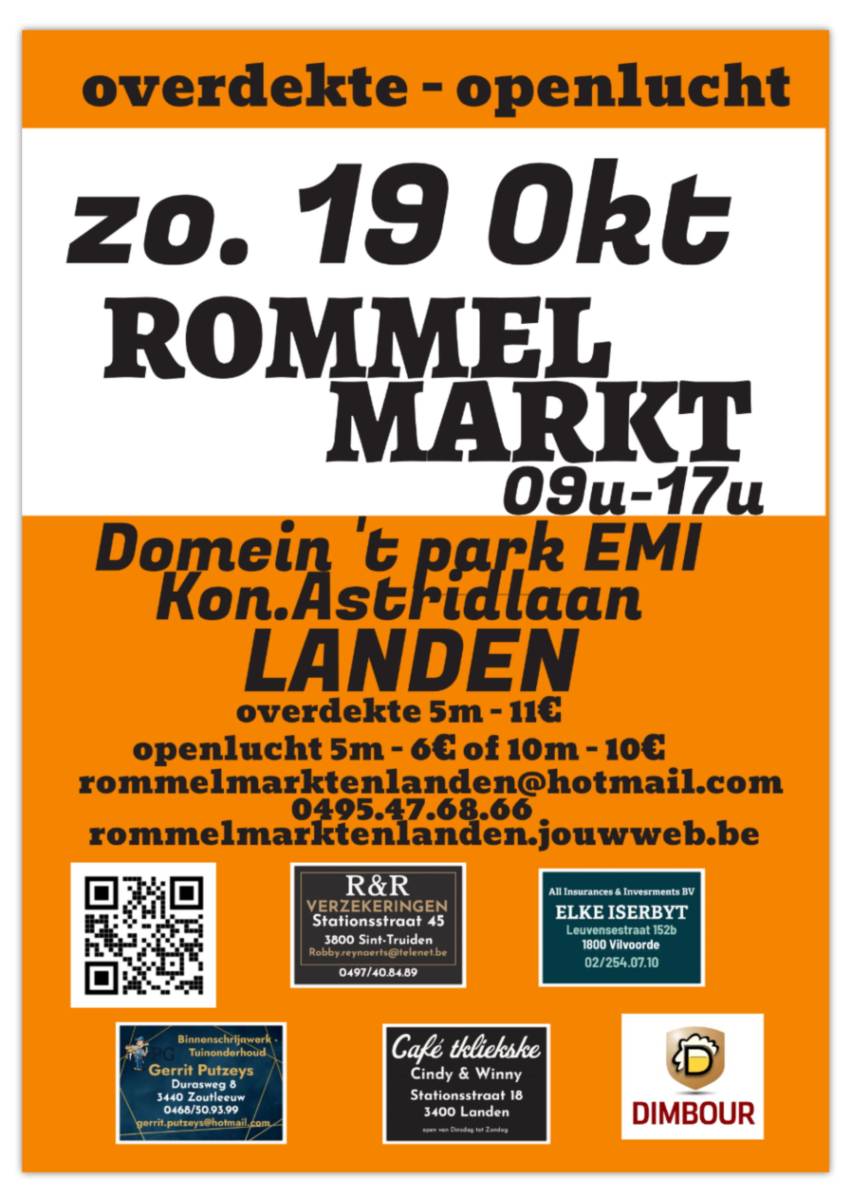 Rommelmarkt EMI domein 't park Landen