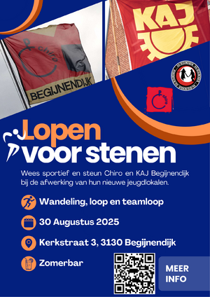 Lopen voor stenen