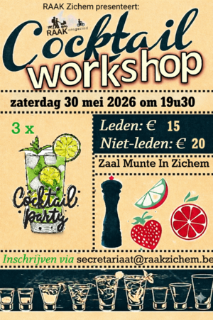 4de Cocktail/mocktail Workshop