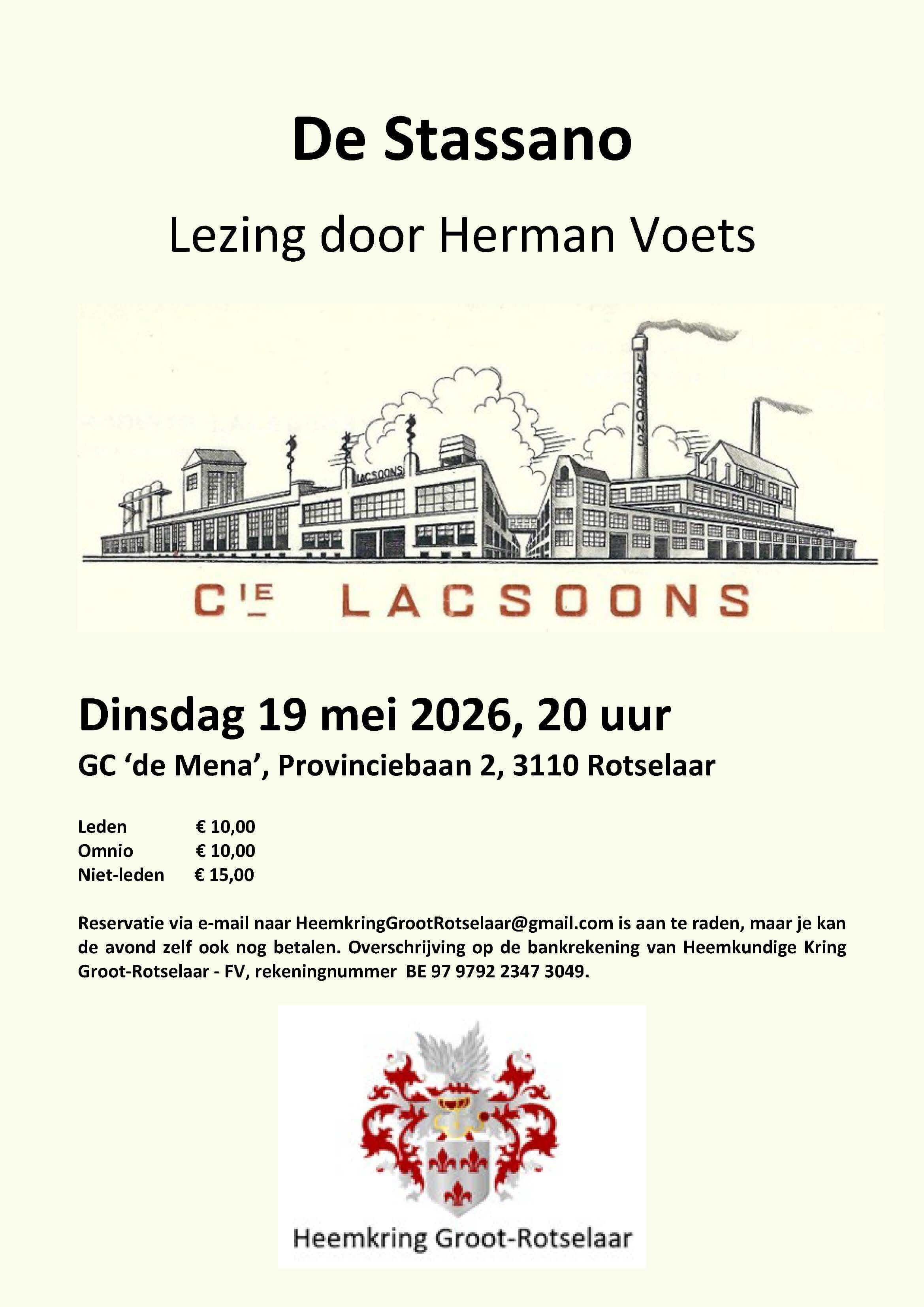 De ”Stassano” in Rotselaar. Herman Voets vertelt